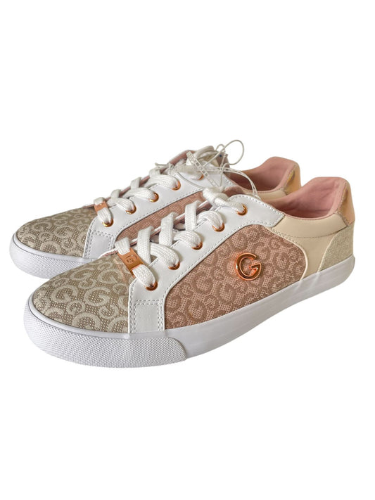 TENNIS GUES ROSA CON CAFE ESTAMPADO G TALLA 9.5