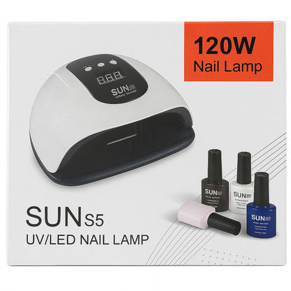 LÁMPARA LED UV PARA SECADO DE UÑAS 120W