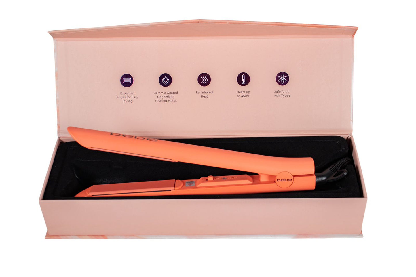 Plancha para Cabello BEBE - Naranja