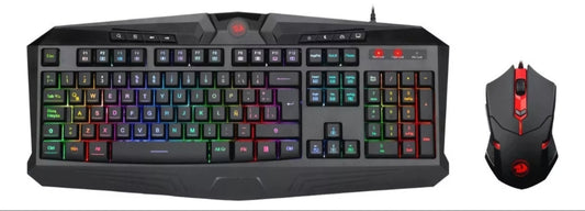 Kit Teclado Y Mouse Gamer Redragon S101-3-sp K530rgb + M601