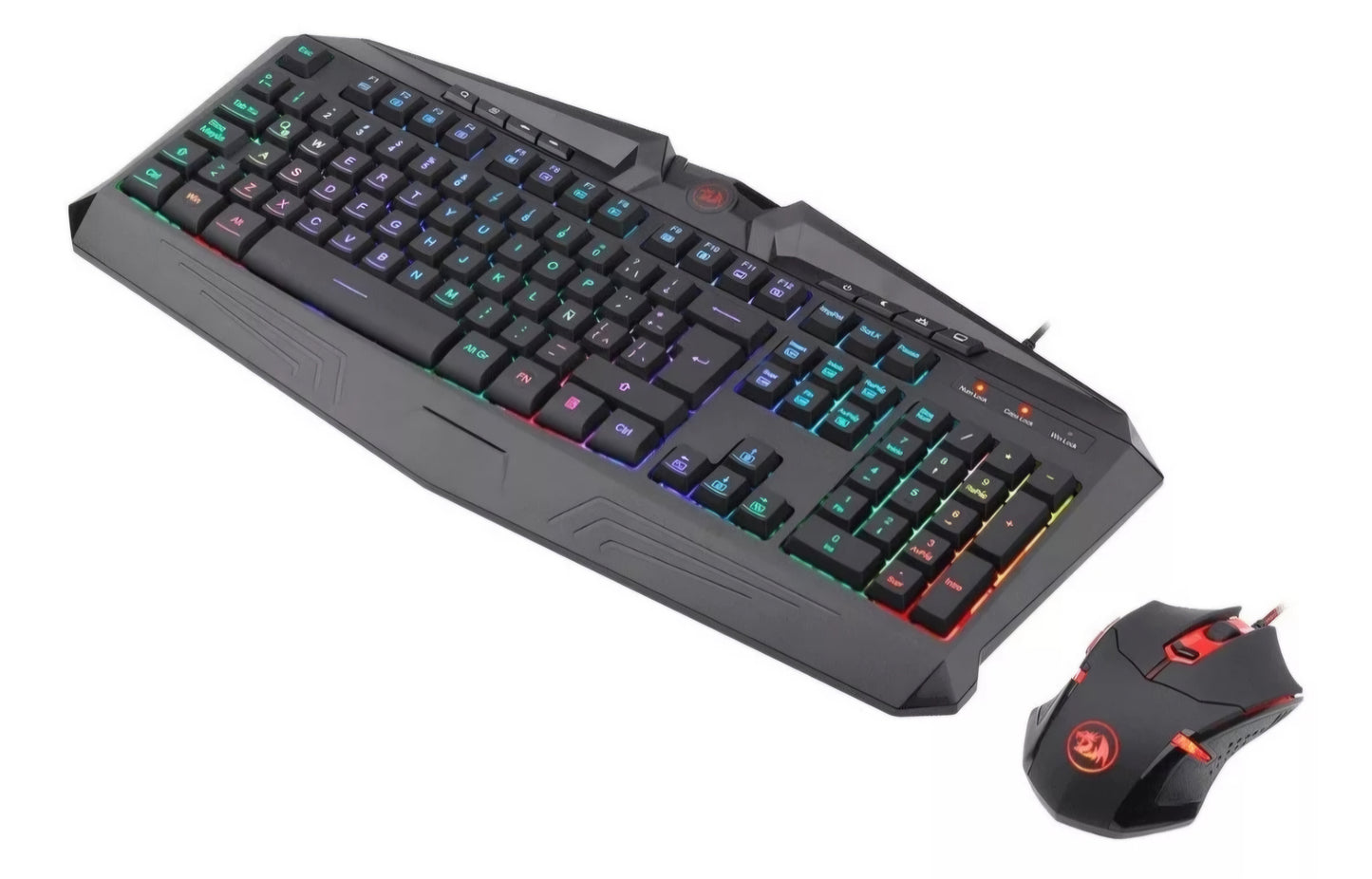 Kit Teclado Y Mouse Gamer Redragon S101-3-sp K530rgb + M601