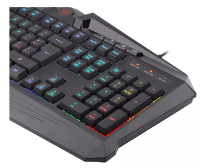 Kit Teclado Y Mouse Gamer Redragon S101-3-sp K530rgb + M601