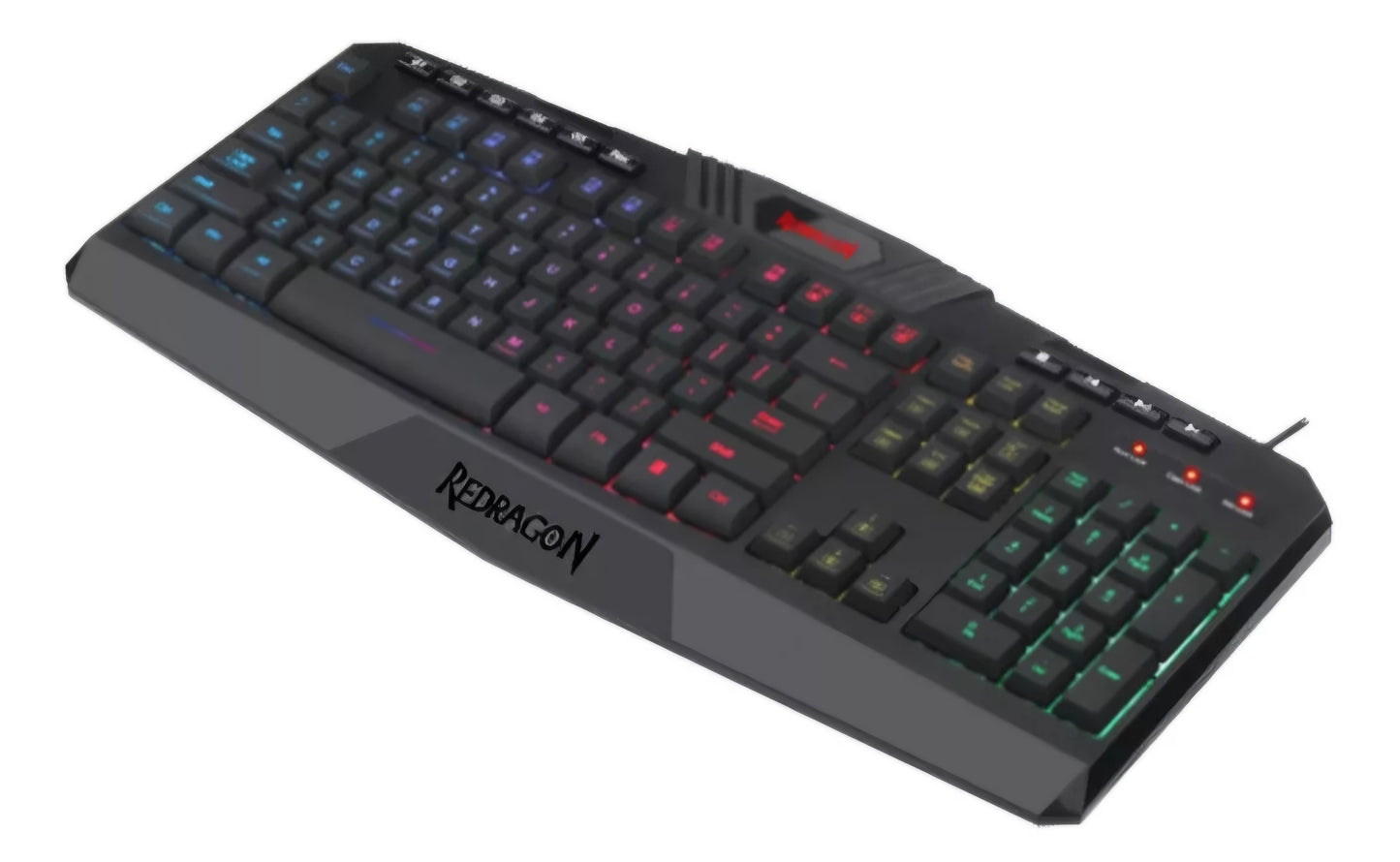 Teclado Gamer Redragon Harpe Pro K503a Español Con Luz Rgb Teclado Negro