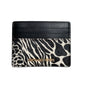 Tarjetero Michael Kors Café Claro con Animal Print