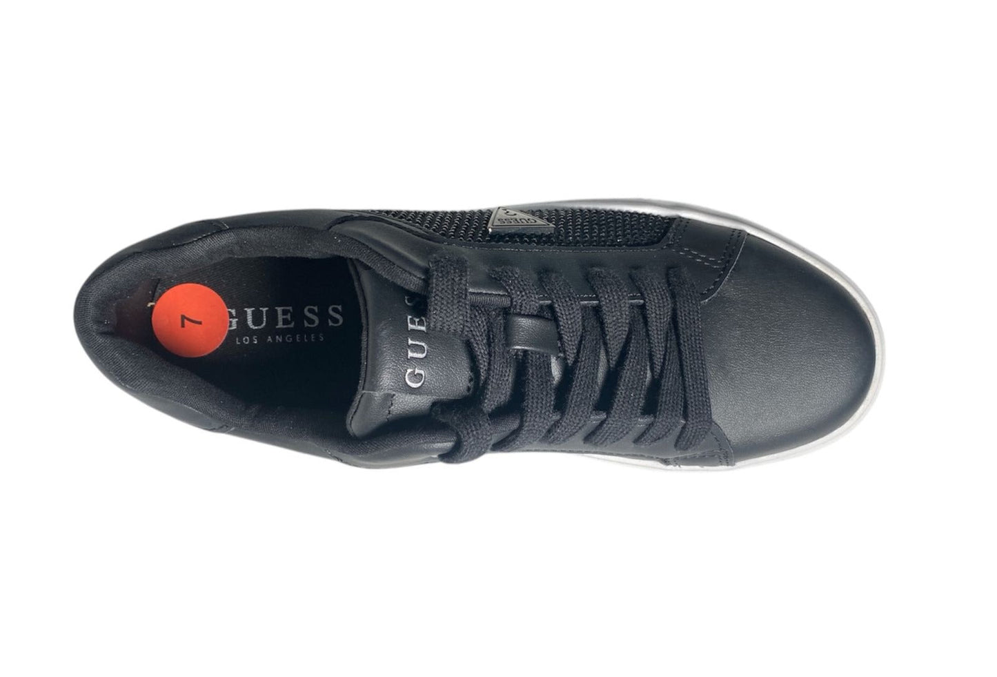 Tenis Guess Negros con Detalles de Pedrería