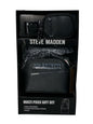 Set de Regalo Steve Madden en Negro - Bolso Bandolera con Correas Intercambiables y Mini Monedero